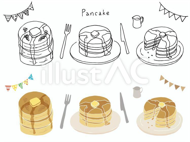 ゴシックケーキ/手描きイラスト/イラストオーダー 手描きのケーキイラストセットイラスト - No: 23169217｜無料