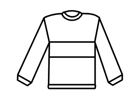長袖シャツ 長袖シャツ,上着,衣類,服,トレーナー,イラストのイラスト素材