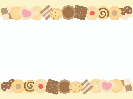 Illustration, cookie, frame, sweets, 