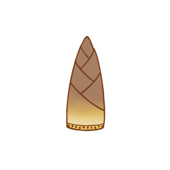 たけのこ たけのこ,筍,竹の子,食材,食べ物,植物,春,シンプル,手描き,手書きのイラスト素材