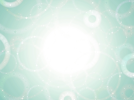 神秘的なグラデーション背景【緑】 背景,グラデーション,丸,神秘的,幻想的,緑,キラキラ,光,円のイラスト素材