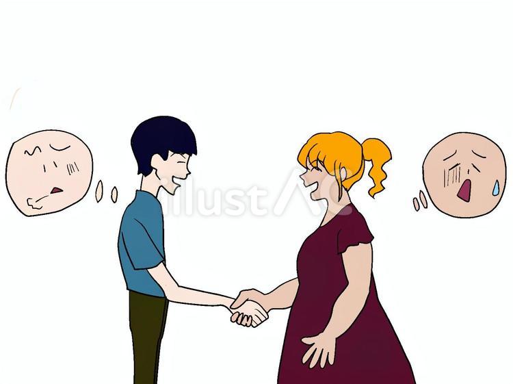 第一印象 ファーストインプレッション,イメージ,表面のイラスト素材