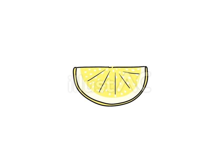 くし切りレモン レモン,果実,果汁のイラスト素材