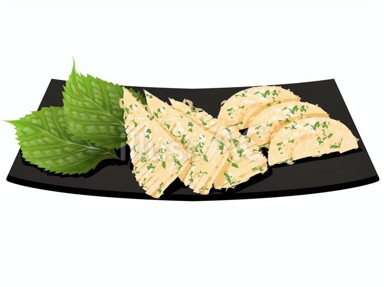 たけのこの磯辺揚げ たけのこ,磯辺揚げ,春のイラスト素材