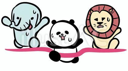 動物のかけっこ