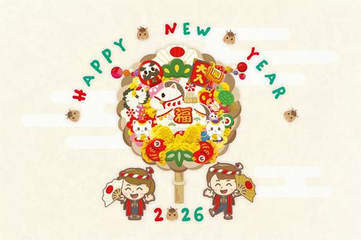 2026年午年の年賀状3