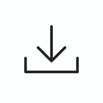 ダウンロードマーク（黒） ダウンロード,アイコン,インストール,データ転送,保存,矢印,黒,シンプル,uiデザイン,ボタンのイラスト素材