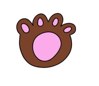 肉球 猫,肉球,茶猫,ぷにぷに,足裏のイラスト素材