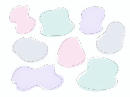 ふにゃふにゃしたカラフルな吹き出しセット ふにゃふにゃしたカラフルな吹き出しセット 吹き出し,フレーム,セット,イラスト,ふにゃふにゃ,ベクター,グラフィック,シェイプ,形,まるいのイラスト素材