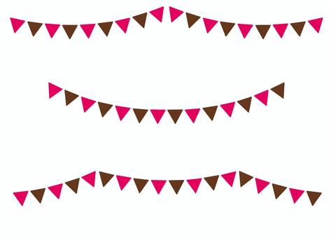 Illustration, Illustration, garland, set, flaggarland,