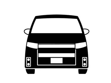 自動車 車,自動車,普通車,生活,乗り物,自家用車,乗用車,マイカー,レンタカー,ワンボックスのイラスト素材
