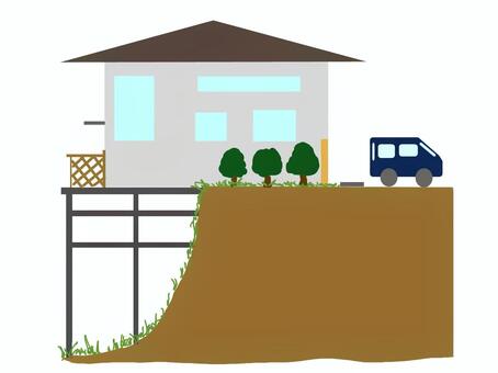 Illustration, cliff, family, land, 