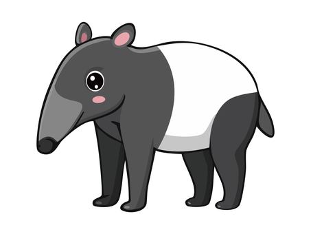 Illustration, bakú, animal, ser viviente, 