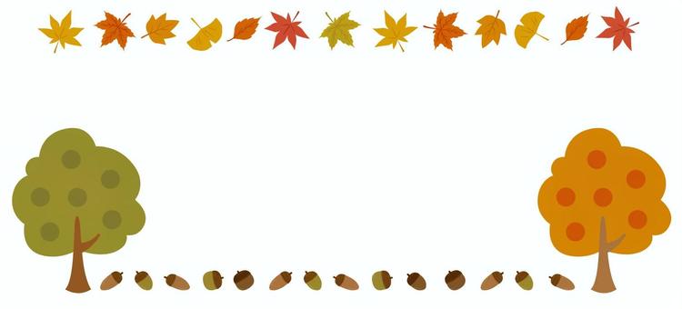 Fall decorative frame 27, herbst, rahmen, rahmen, JPG and PNG