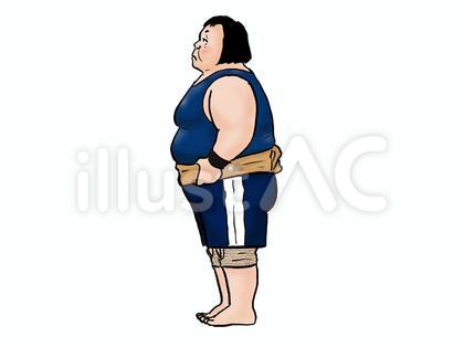 出番を待つ女力士