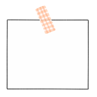 マスキングテープとメモ帳のフレーム4 メモ帳,紙,フレーム,マスキングテープ,かわいい,テキストスペース,手描き,メモのイラスト素材