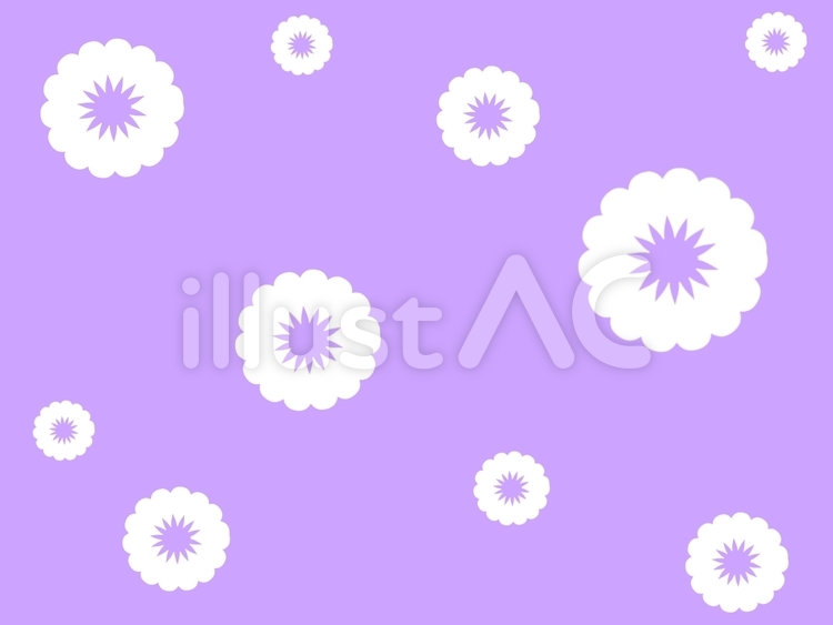 花　紫 花,紫,シンプルのイラスト素材