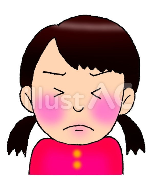 困り顔の女の子イラスト No 無料イラストなら イラストac