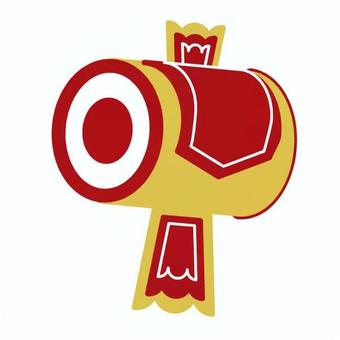 打ち出の小槌 打ち出の小槌 打ち出の小槌,小槌,飾り,縁起物,日本,お祝い,伝統,宝,金運,シンボルのイラスト素材