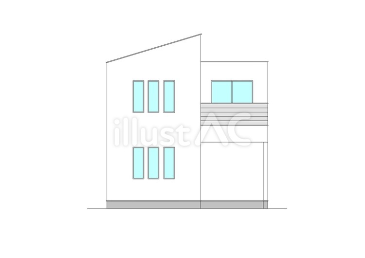 戸建て住宅 戸建て,住宅,注文住宅のイラスト素材