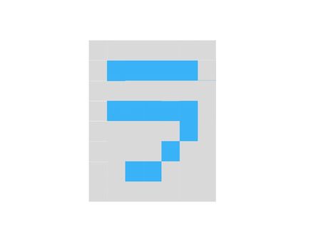 Illustration, katakana, fair, block type, 