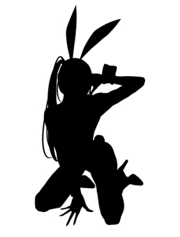 バニーガールの女性8 バニー,ウサギ,コスプレ,バニーガール,セクシー,コスチューム,スナック,夜,ナイト,キャバクラのイラスト素材