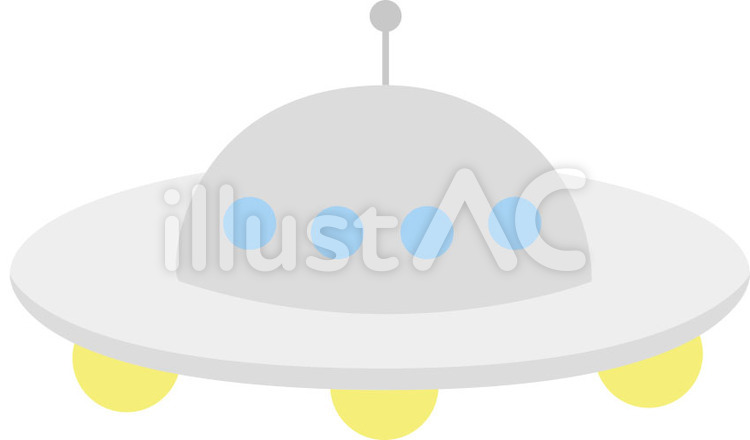 よくありがちなUFO ufo,ユーホー,ユーフォーのイラスト素材