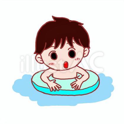 浮き輪プール ベタ 男の子