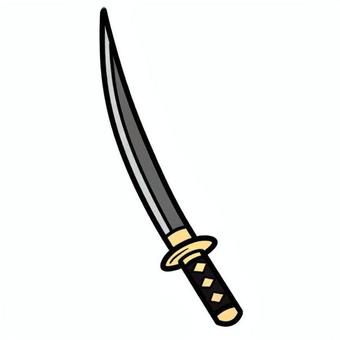 日本刀 刀,武器,日本刀,凶器,刀身のイラスト素材