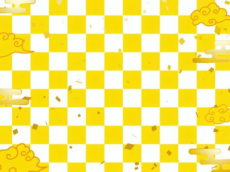 正月和風和柄年賀状 年賀状,和柄,和風のイラスト素材