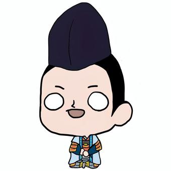 ゆるい豊臣秀頼さん 豊臣秀頼,大名,戦国,時代,室町時代,安土桃山時代,日本史,歴史,有名人,著名人のイラスト素材