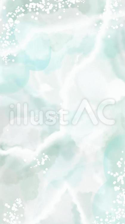 インクアート風背景　緑 インク,インクアート,大理石のイラスト素材