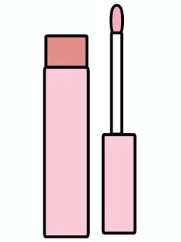 グロス２ グロス,口紅,コスメ,化粧品,おしゃれ,シンプル,かわいい,ピンク,生活のイラスト素材
