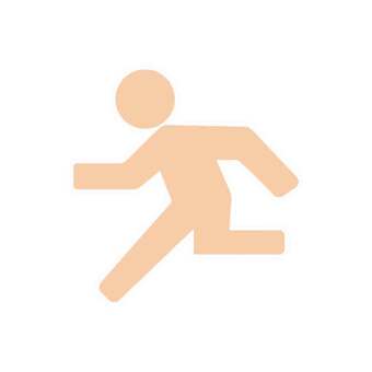 走る（ピクトグラム） 人物,ランニング,運動,ダッシュ,走る,生活,ピクトグラム,シンプル,進む,急ぐのイラスト素材