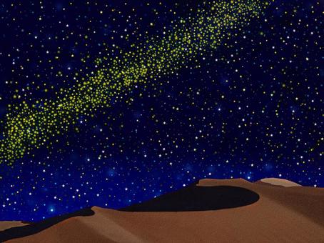 Milky Way and Desert, Milky Way and Desert, milky way and desert, milky way, desert,
