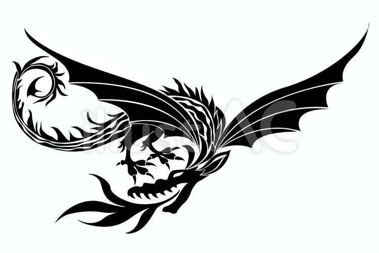 skydragon 翼竜,ドラゴン,恐竜のイラスト素材
