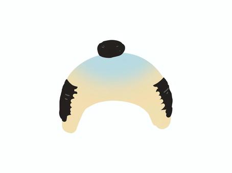 かつら 青い肌のちょんまげ かつら 青い肌のちょんまげ カツラ,ちょんまげ,武士,侍,江戸時代,時代劇,演劇,小道具,コスプレ,イベントのイラスト素材