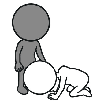 うなだれる人と慰める人 落胆,慰め,支え,感情,人間関係,友情,励まし,共感,悲しみ,悩みのイラスト素材