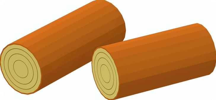 薪 可燃物,燃料,薪,木材,丸太,木,円筒形,茶色,蛍光色,3dcgのイラスト素材