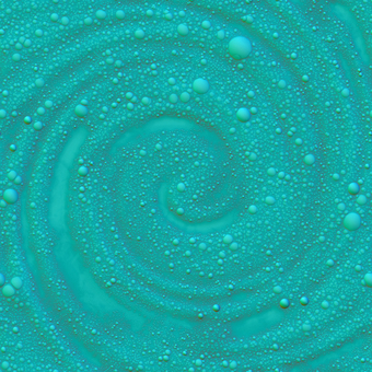 渦巻く泡の宇宙 泡,渦,螺旋,液体,ターコイズ,青,水,気泡,テクスチャ,流体のイラスト素材