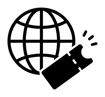 ネットチケット チケット,インターネット,ネットワークのイラスト素材
