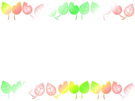 葉っぱのフレ−ム