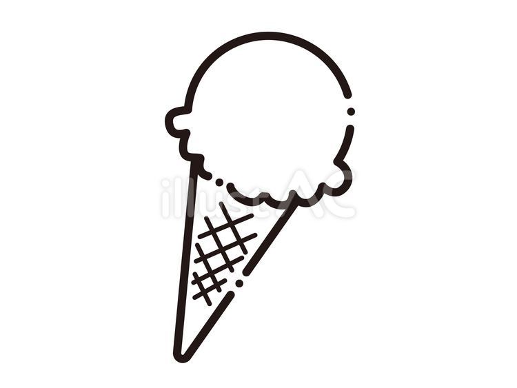 アイスクリームのアイコン アイスクリーム,アイス,夏のイラスト素材
