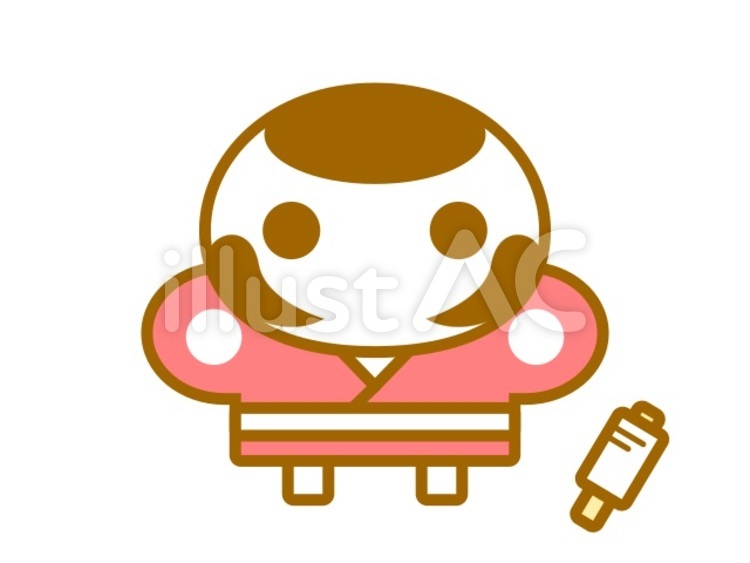 凧　やっこ　赤 凧,凧あげ,やっこのイラスト素材