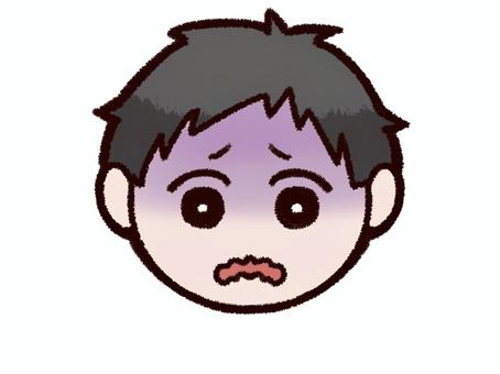 Illustration, boy, terror, anxiety, 
