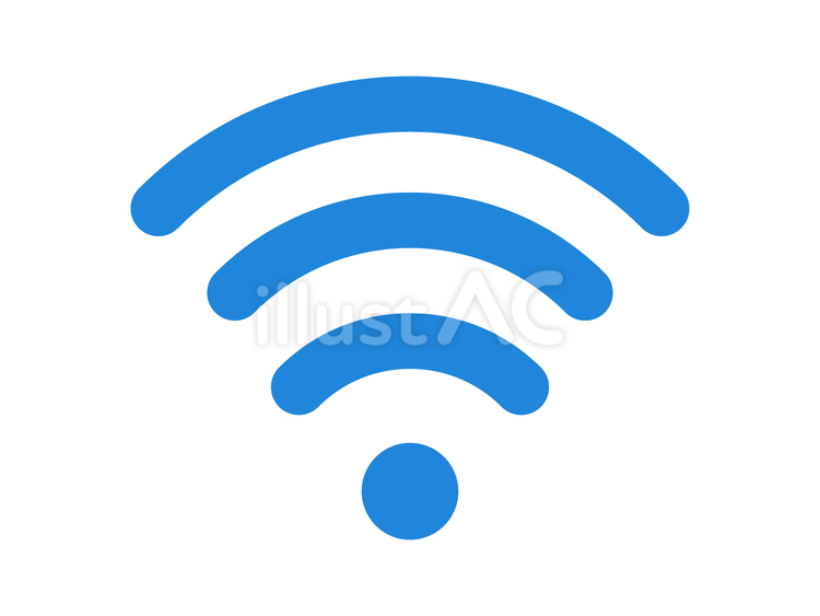 ワイファイのアイコン wifi,ワイファイ,wiーfiのイラスト素材