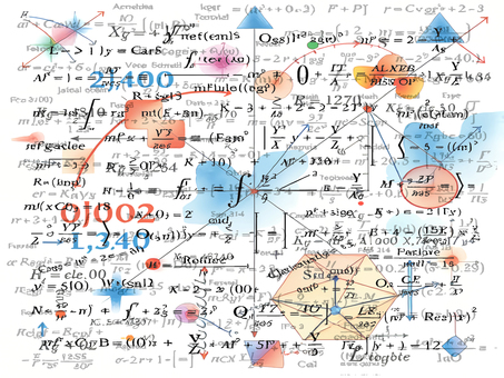 数式・公式のデザインの背景壁紙素材 数式,公式,デザイン,背景,壁紙,抽象的,テクスチャ,数字,アルファベット,記号のイラスト素材