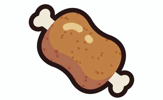 Illustration, manga meat, cartoon meat, meat, 