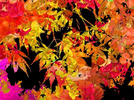 秋のイメージ 秋のイメージ 赤色系,黄色系,葉,紅葉,イメージ,背景のイラスト素材