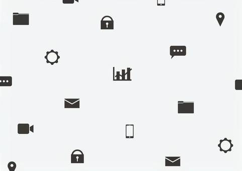 スタイリッシュなビジネスのアイコンの背景